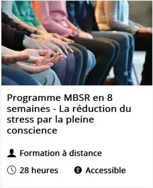 Programme MBSR en 8 semaines
